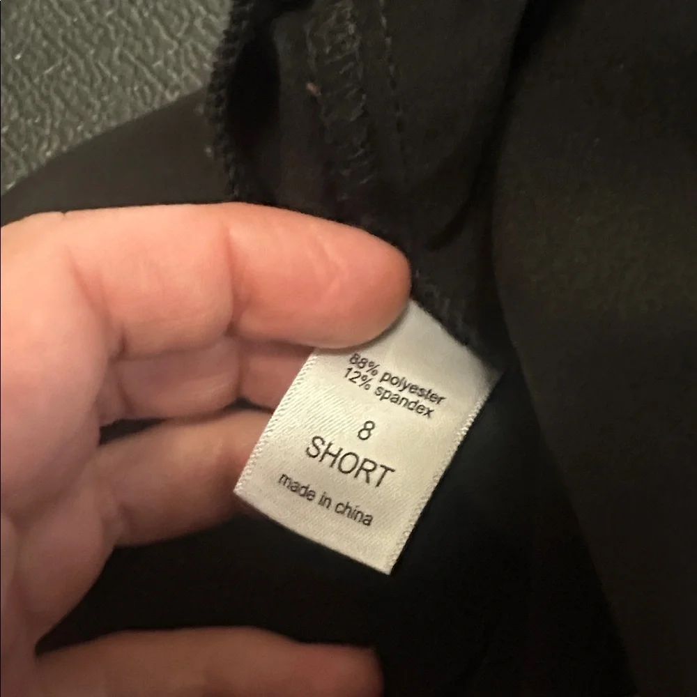 Maurices Sleek Black Pants 8 short - Picture 5 of 10